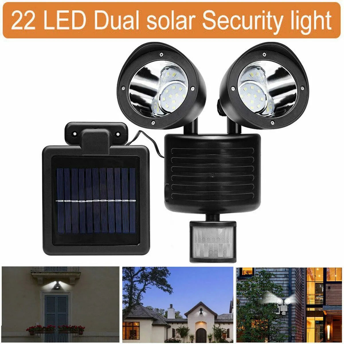 Security Detector Solar Spot Light