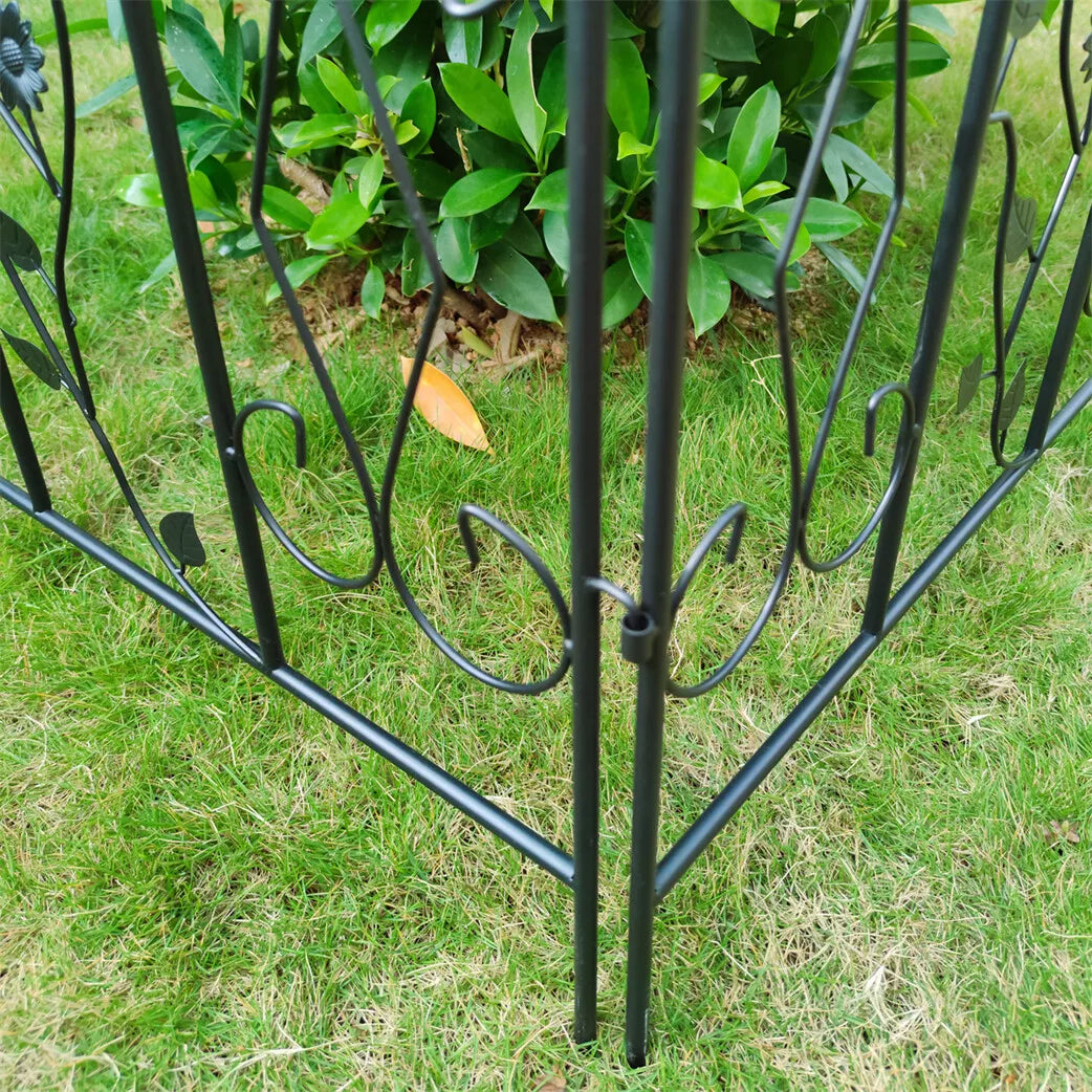 5 panels Garden Metal Fences