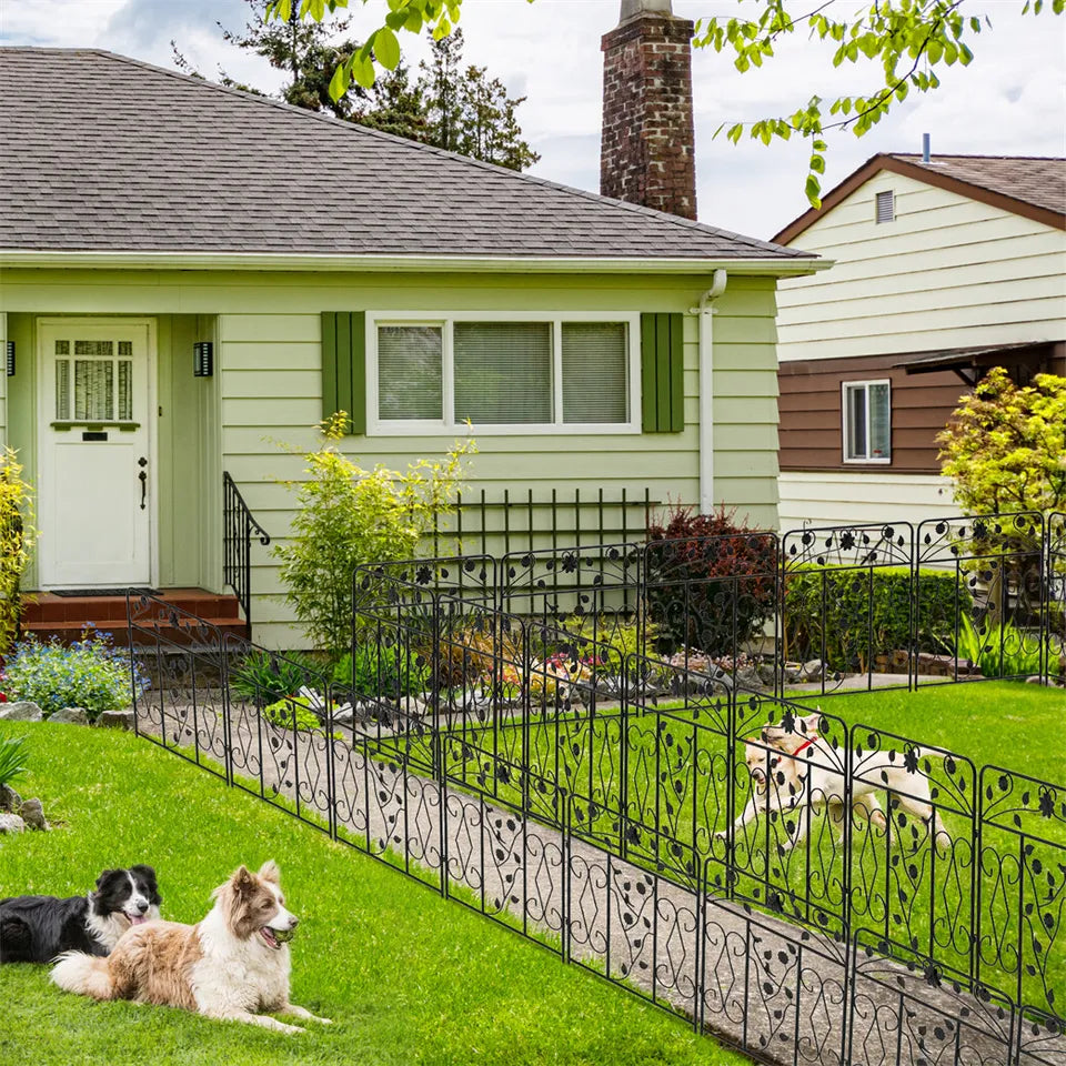 5 panels Garden Metal Fences