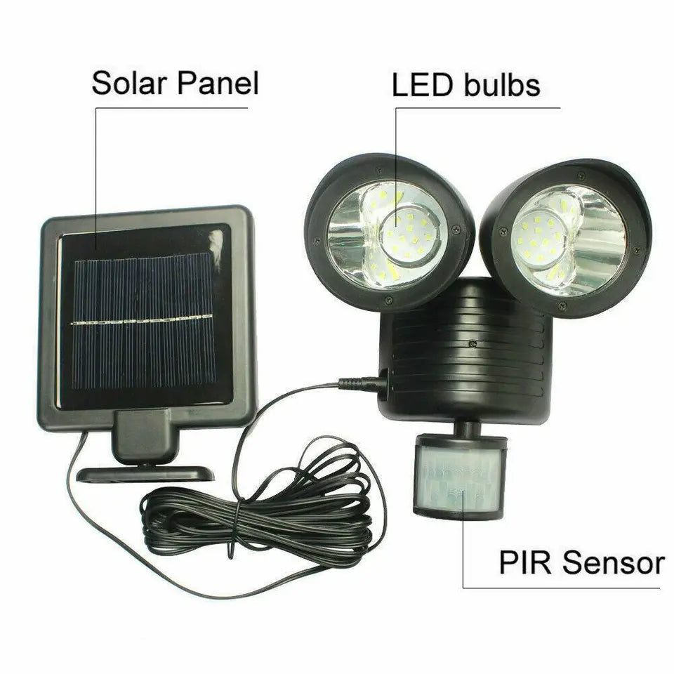 Security Detector Solar Spot Light