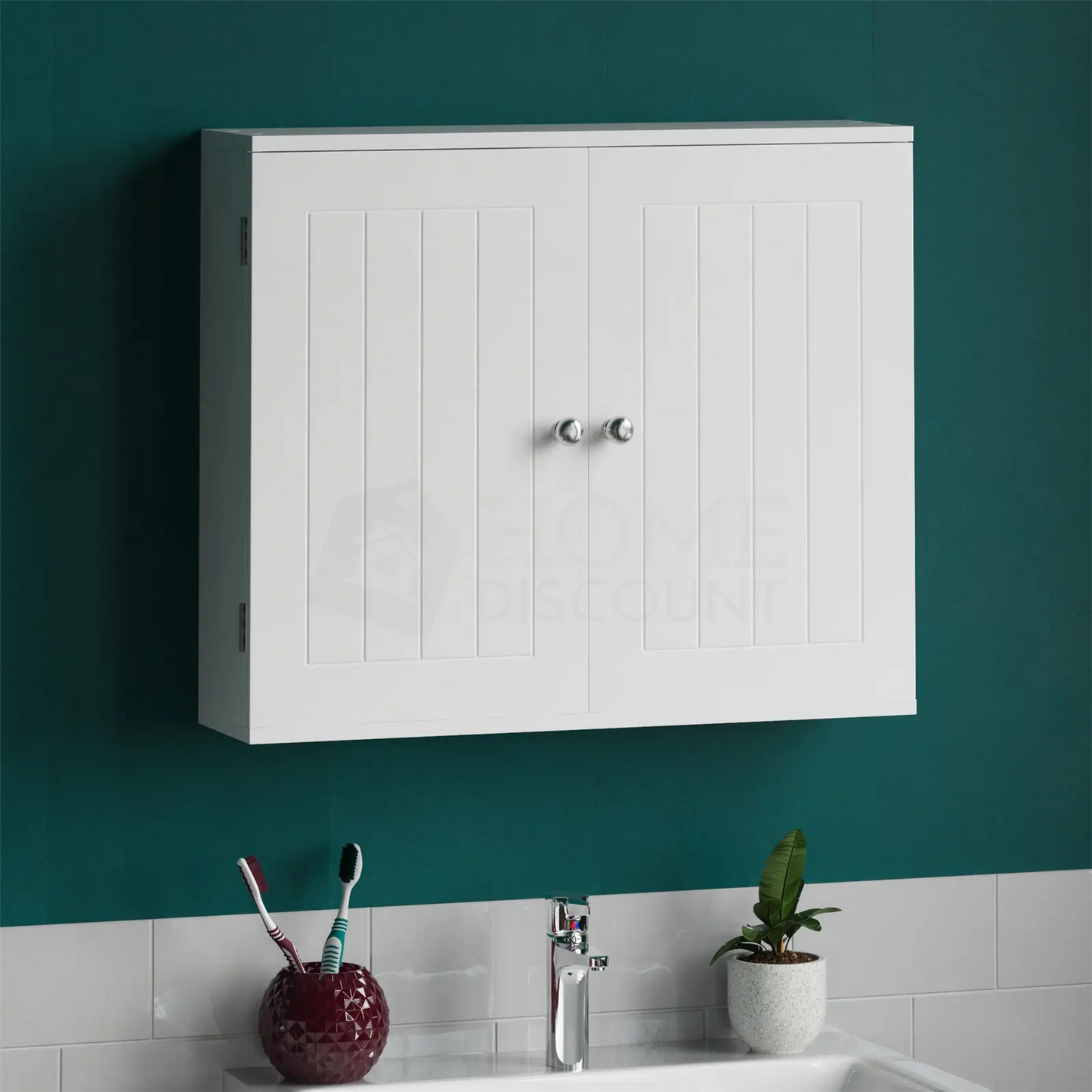 White Bathroom Wall Cabinet