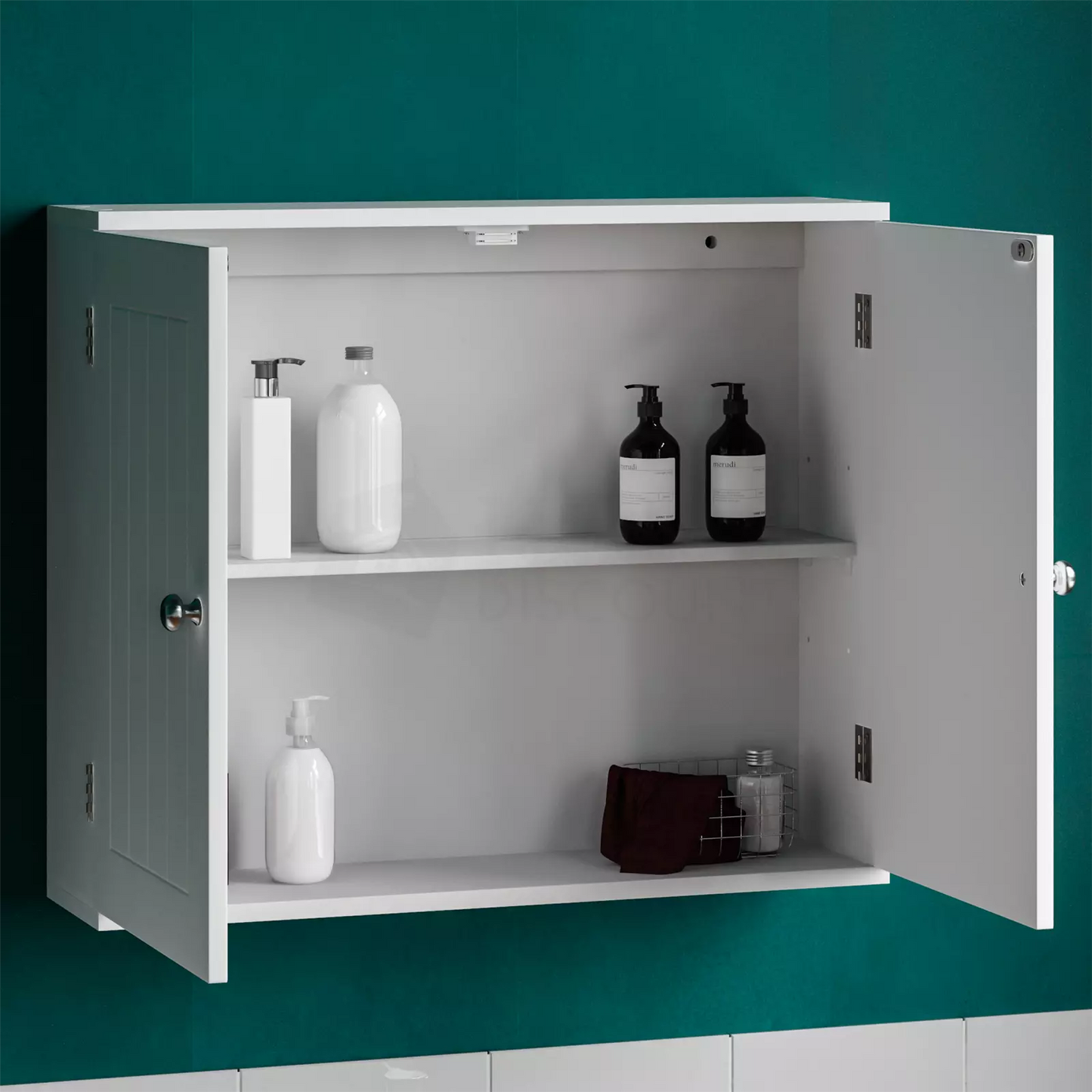 White Bathroom Wall Cabinet