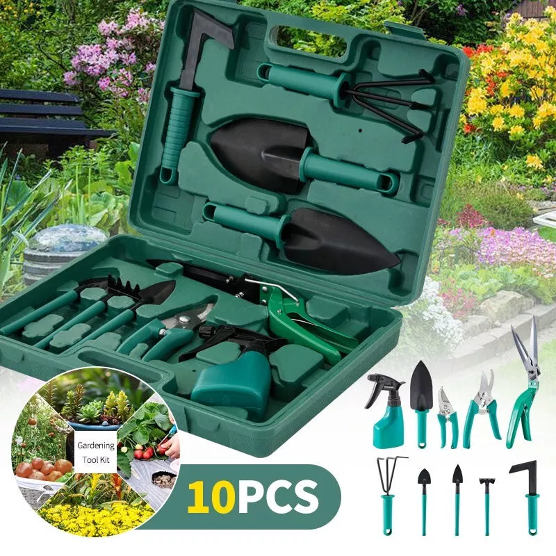 10pcs Portable Garden Tools Kit