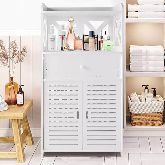 White Elegant Storage Cabinet