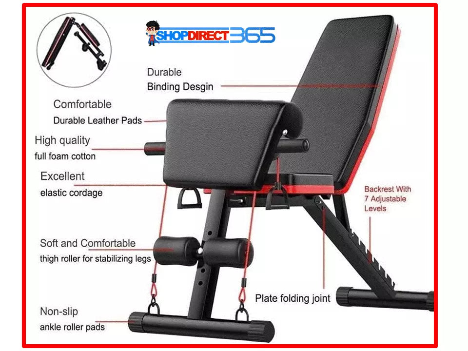 Foldable Dumbbell Gym Bench