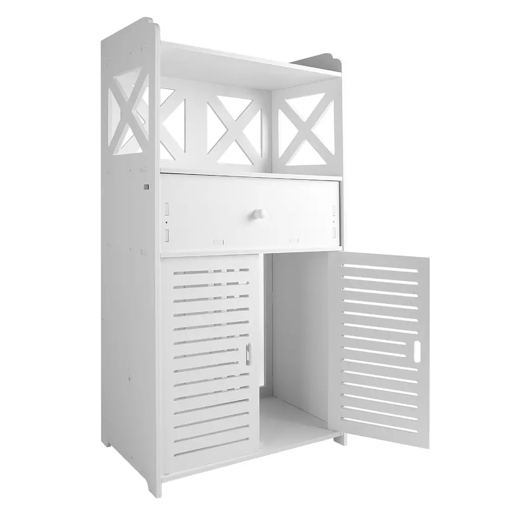 White Elegant Storage Cabinet