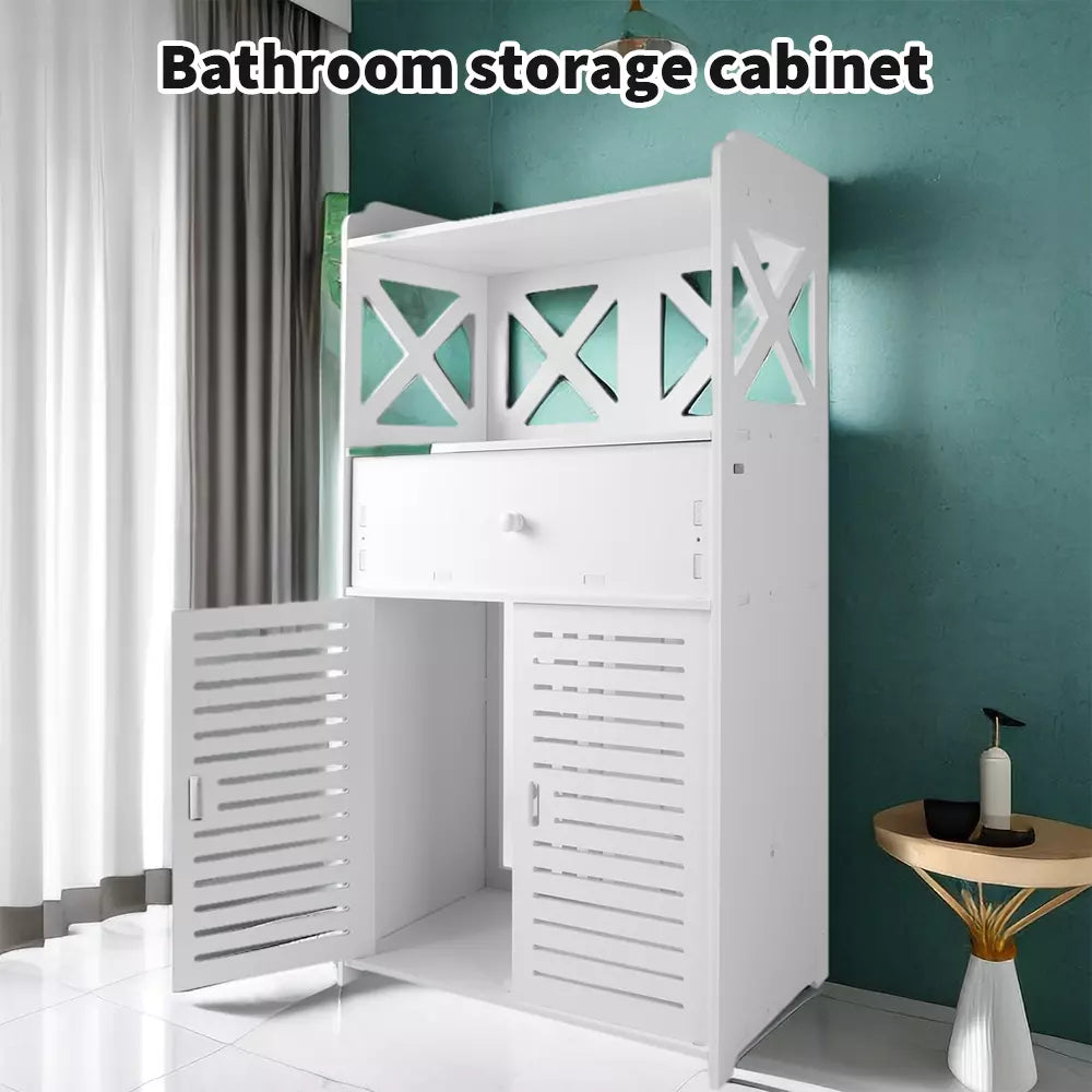 White Elegant Storage Cabinet