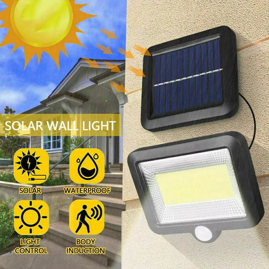 Solar Power LED PIR Motion Sensor Wall Light