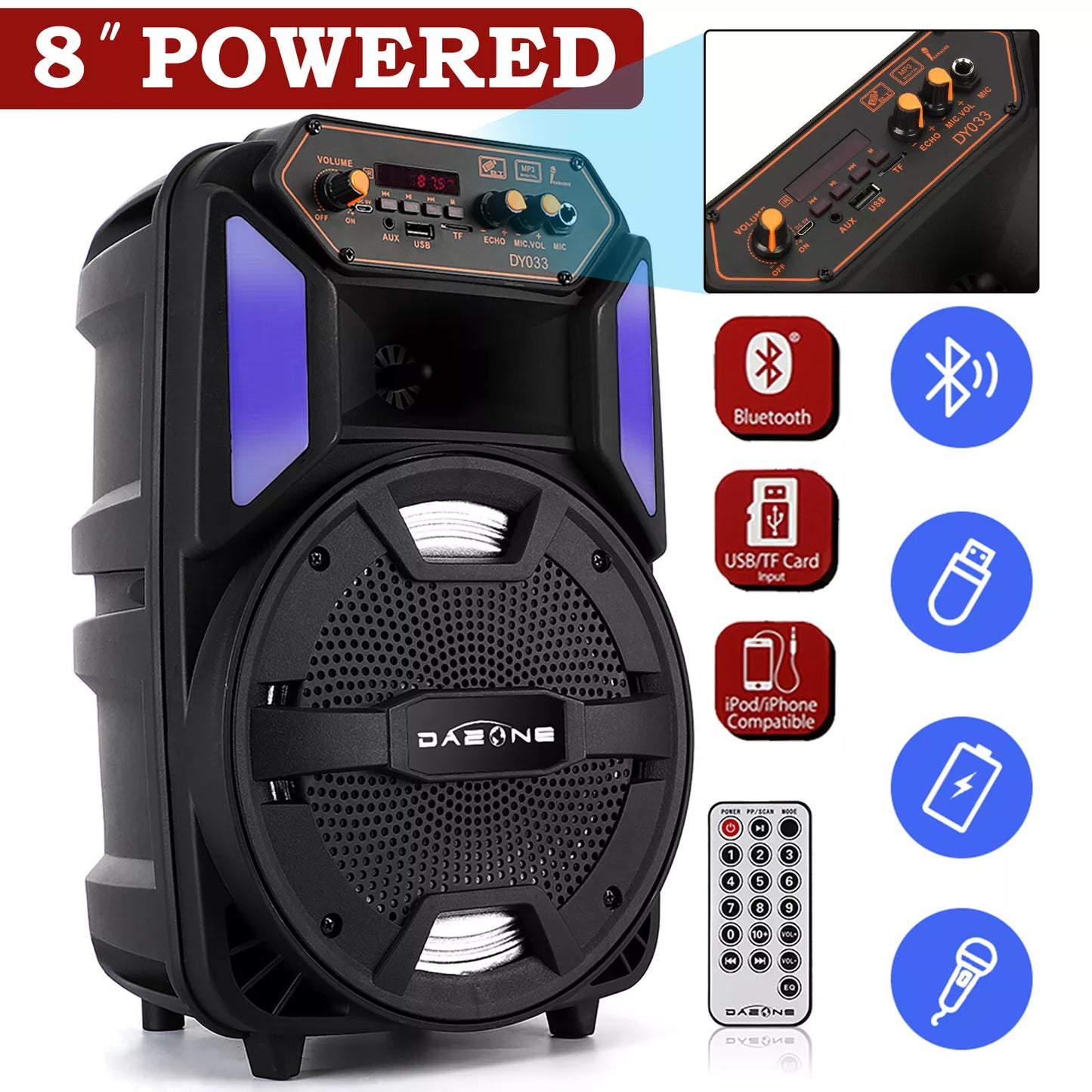 1000W Portable Wireless Bluetooth speaker