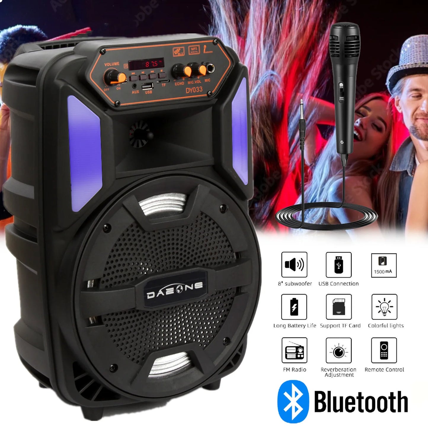 1000W Portable Wireless Bluetooth speaker