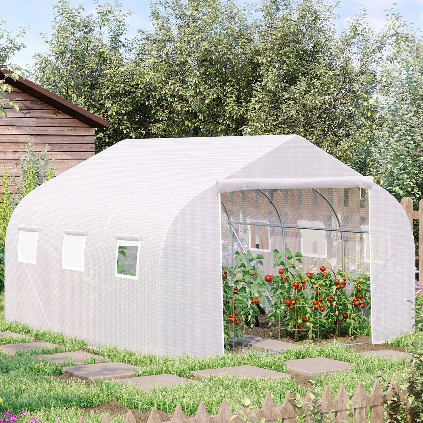 Walk-In Polytunnel Greenhouse