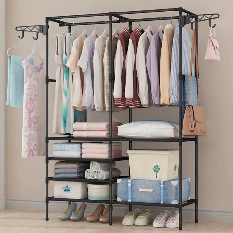 Heavy Duty Clothes Rail Rack Hanging Garment