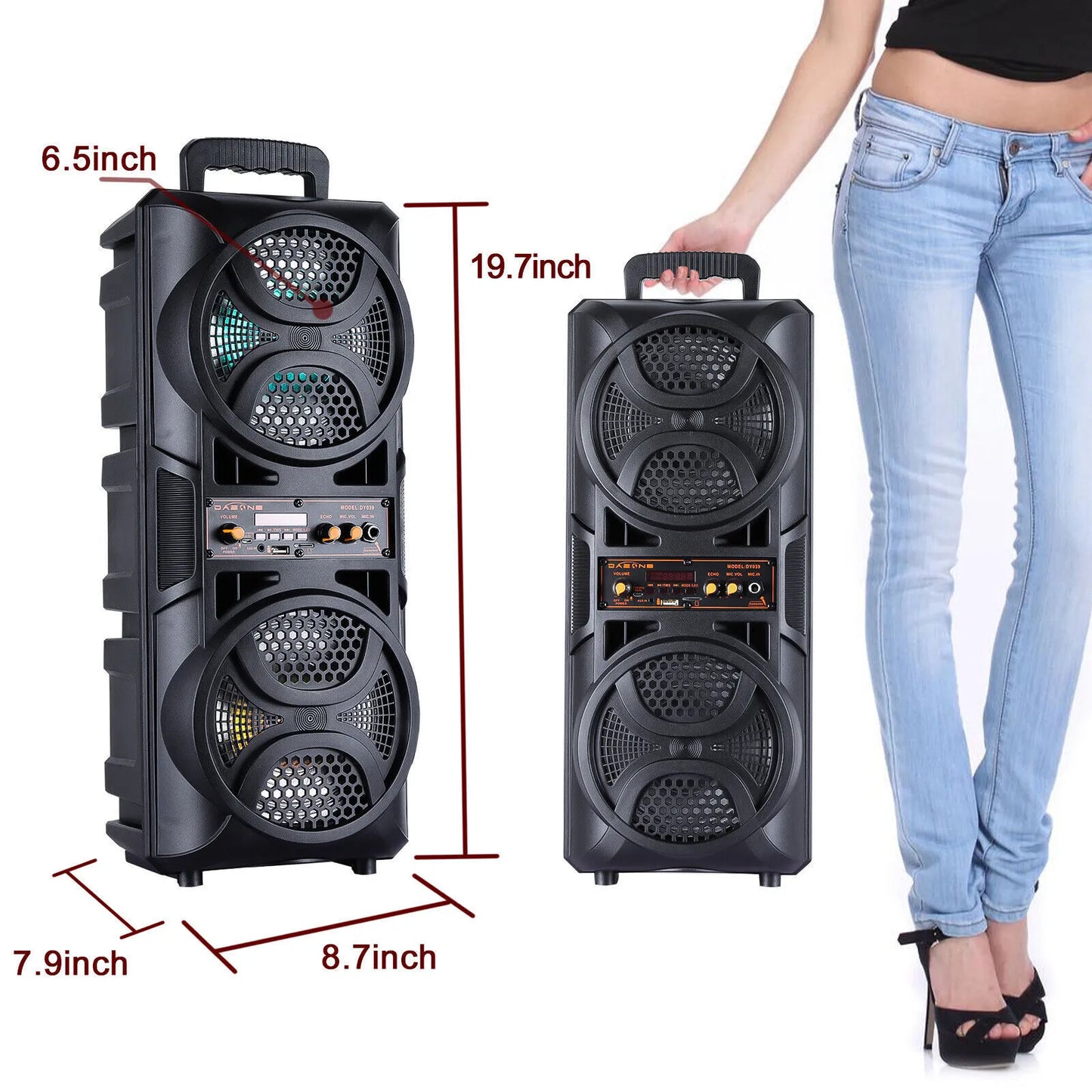 3000W Portable Bluetooth Party Speaker