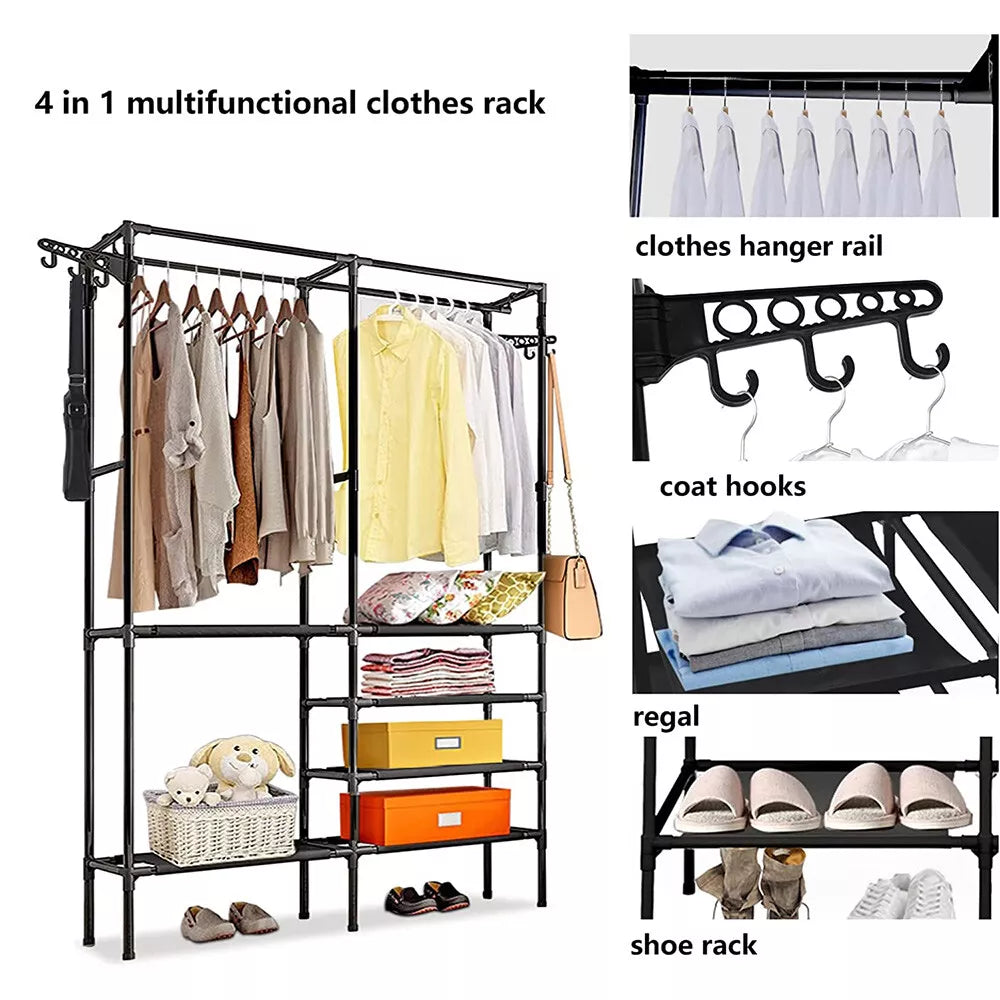 Heavy Duty Steel Clothes Rail