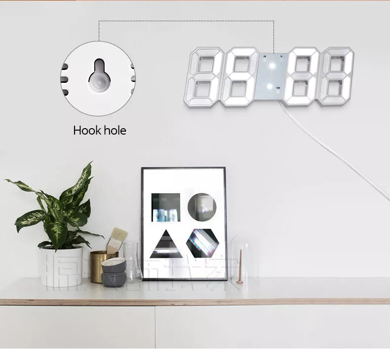 Modern Digital Wall Clock