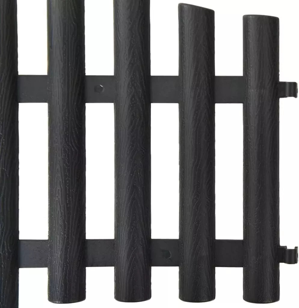 Pack of 10 Plastic Wooden Effect