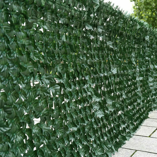 3M Artificial Hedge Fake Ivy Leaf Garden Fence