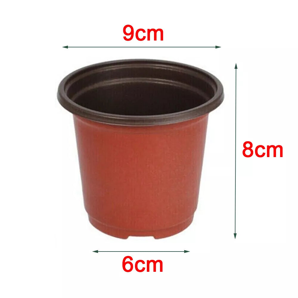 200Pcs Plastic Plant Pots