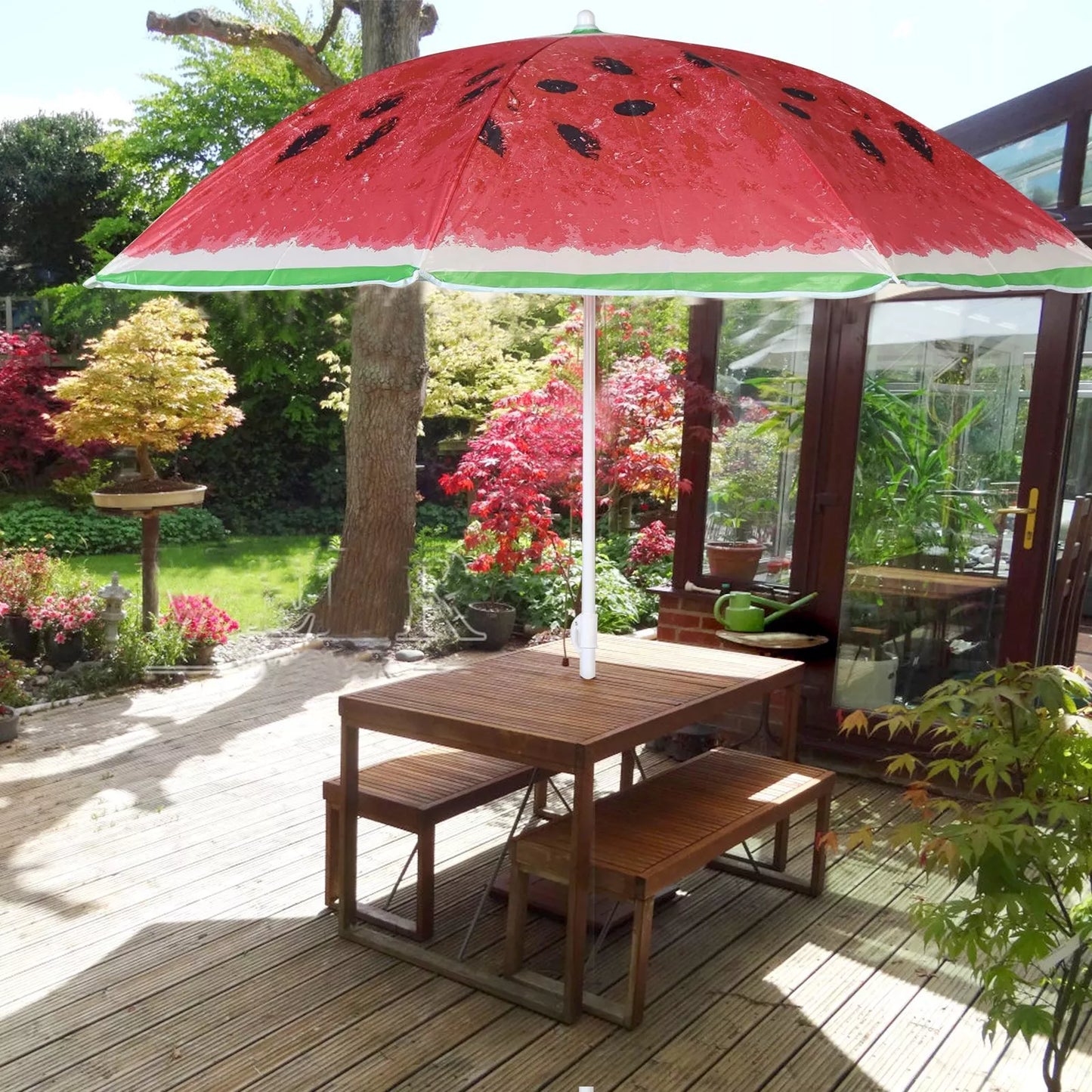 1.8m Beach Tilting Parasol Umbrella