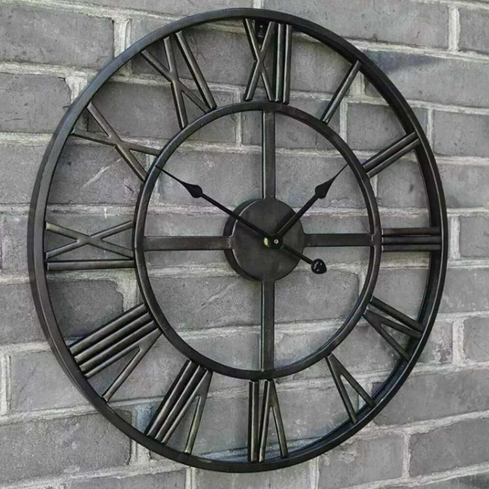 40cm Metal Roman Wall Clock