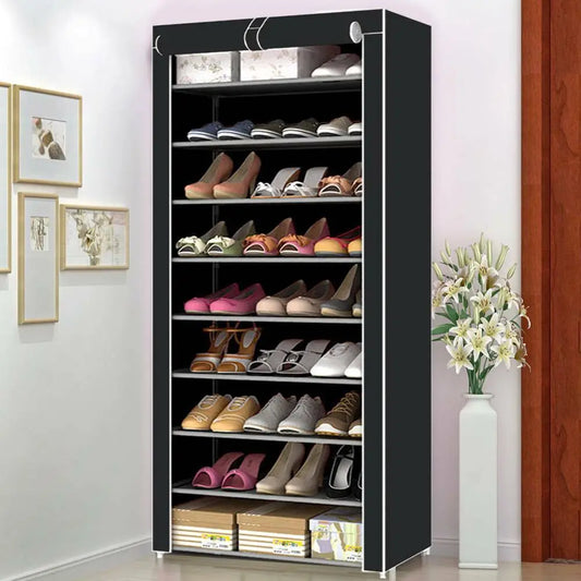 10 Tier Cabinet Shoe Rack