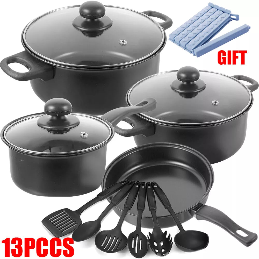 13Pcs/Set Non Stick Saucepan Cookware Set