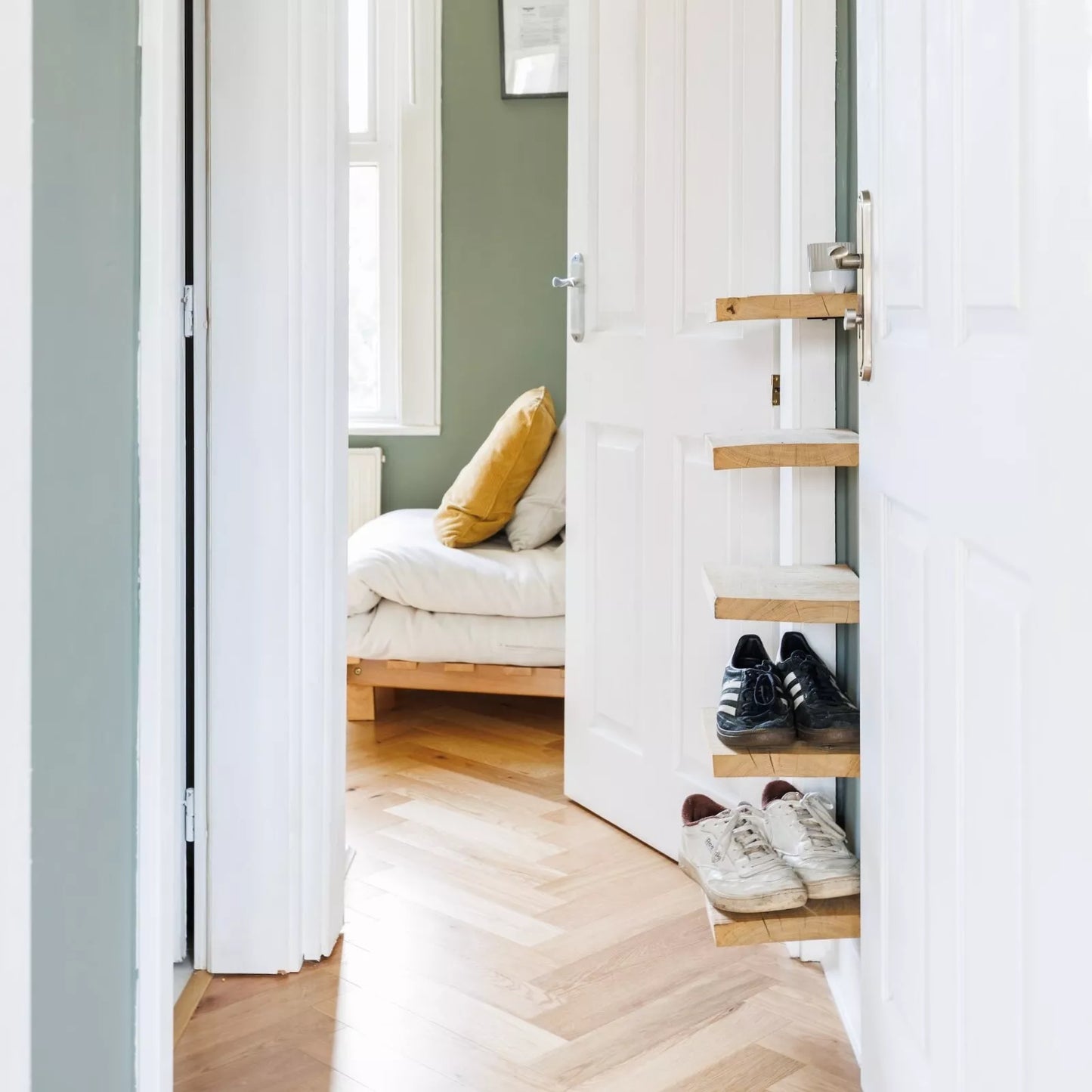 Wall Mounted Shoe Rack