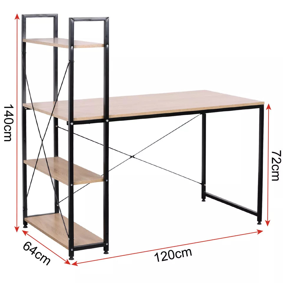 120cm Computer Desk With Storage