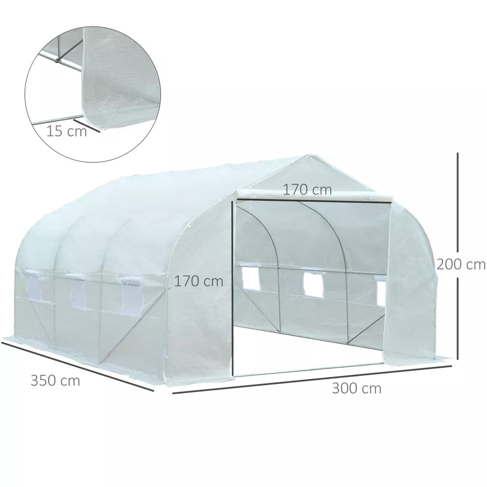 Walk-In Polytunnel Greenhouse