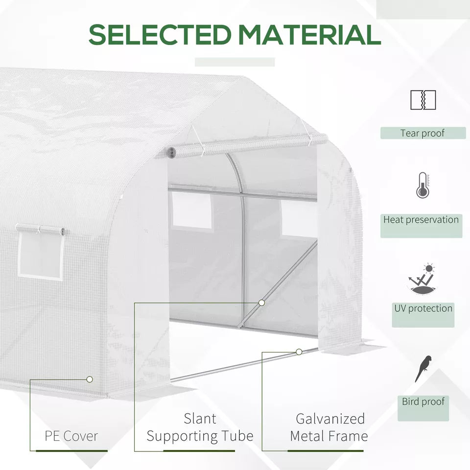 Walk-In Polytunnel Greenhouse