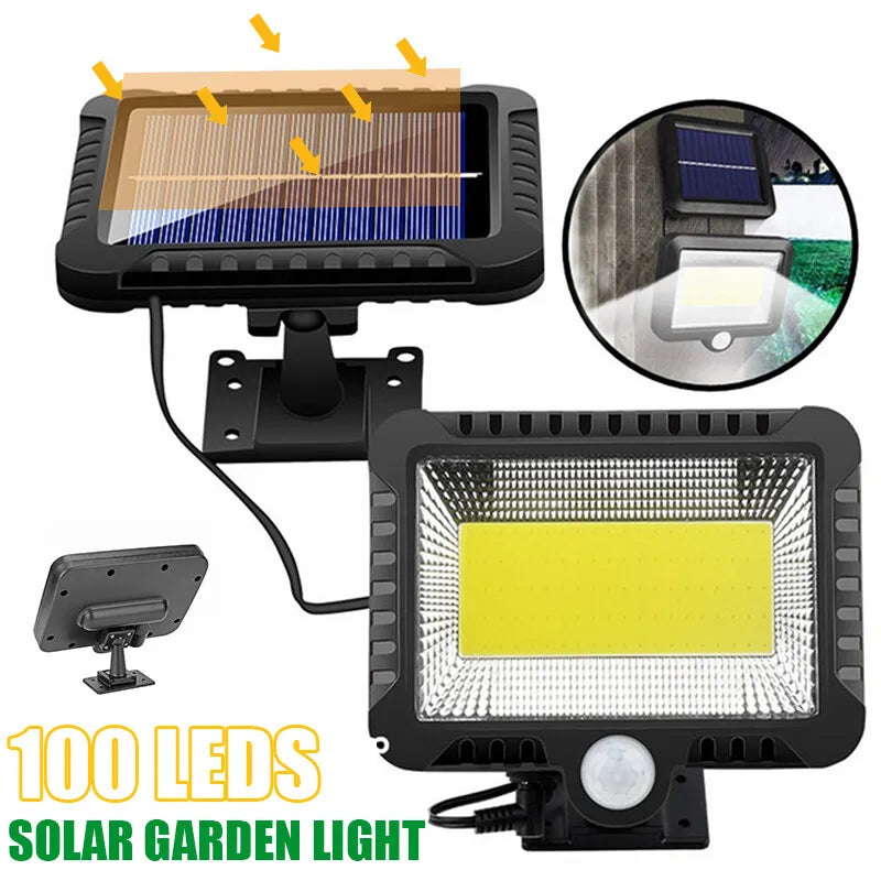 Solar Power LED PIR Motion Sensor Wall Light