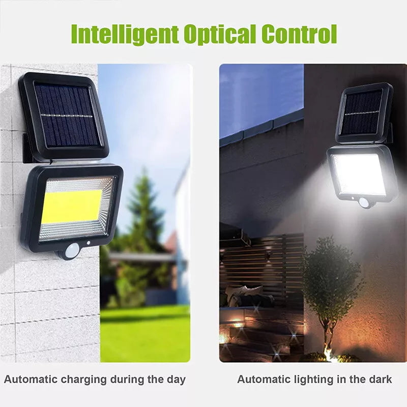 Solar Power LED PIR Motion Sensor Wall Light