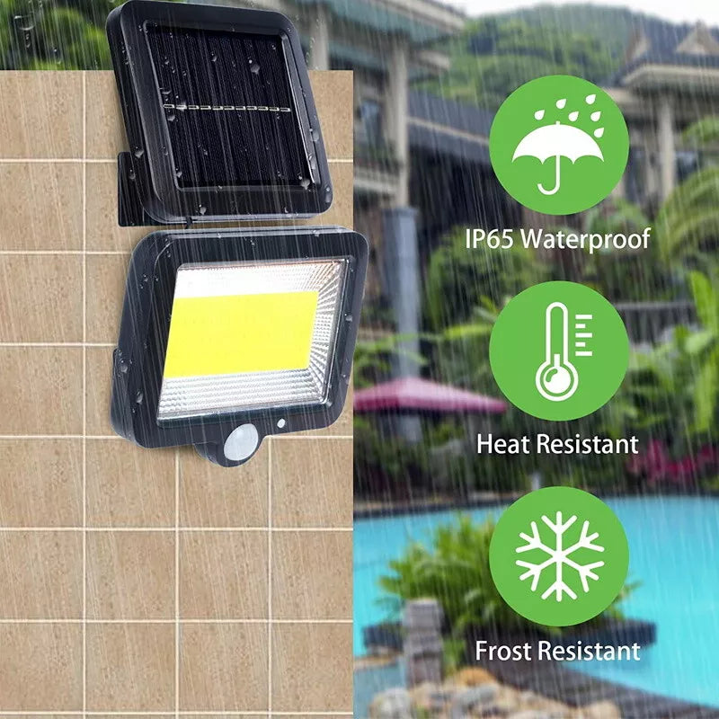 Solar Power LED PIR Motion Sensor Wall Light