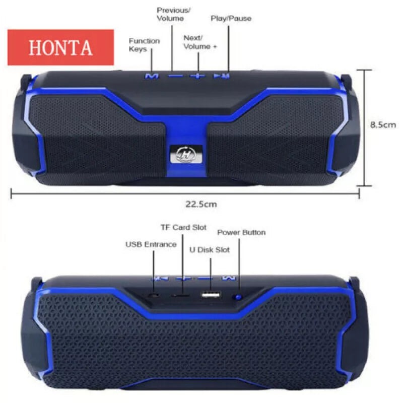 High Bass Ultra Loud Bluetooth Speakers