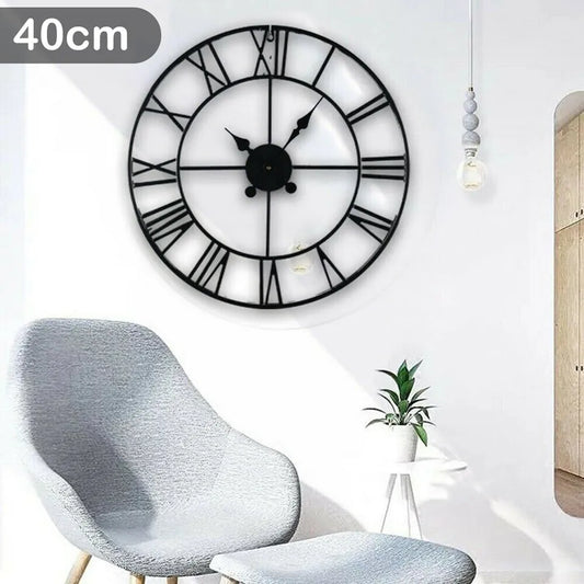 40cm Metal Roman Wall Clock