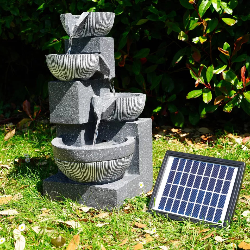 4 Tier Solar Water Fountain