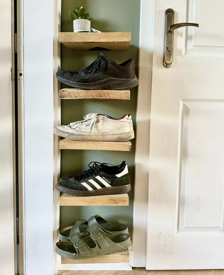 Wall Mounted Shoe Rack