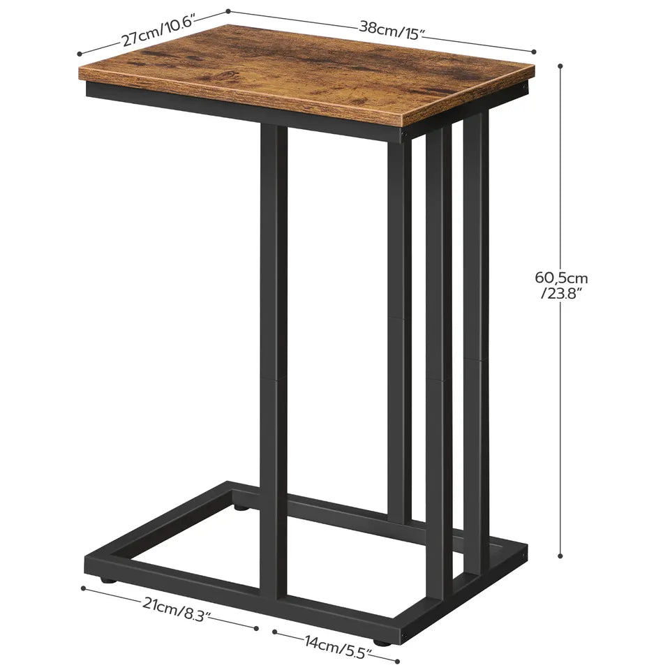 C Shaped Snack Table