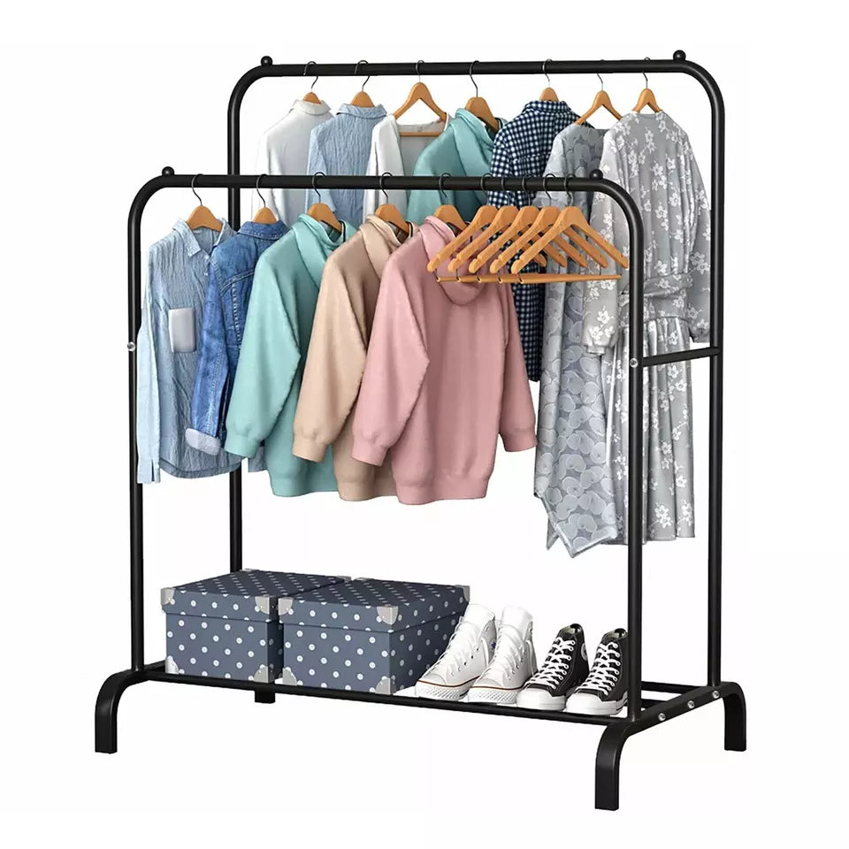 Heavy Duty Double Clothes Rail