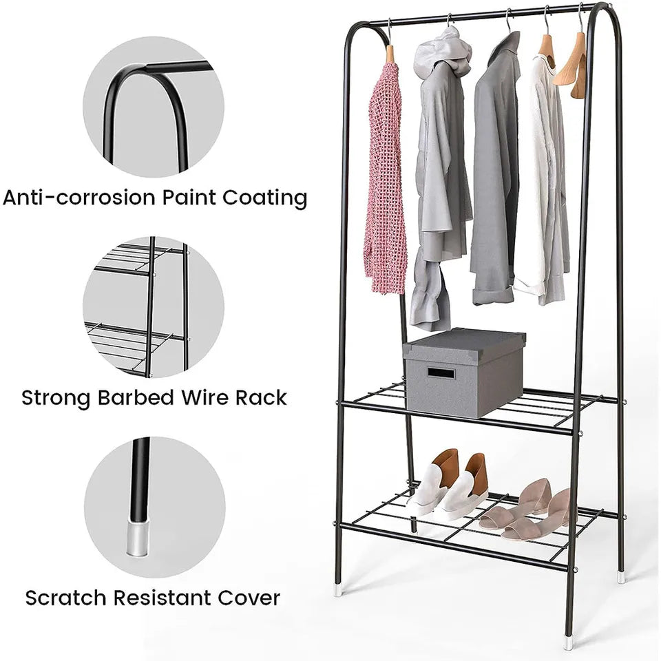 Heavy Duty Metal Clothes Rail