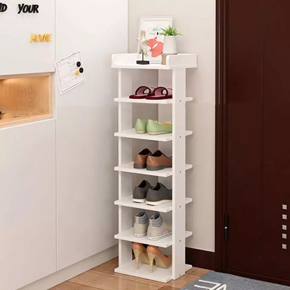 7 Tier Wooden Shoe Rack