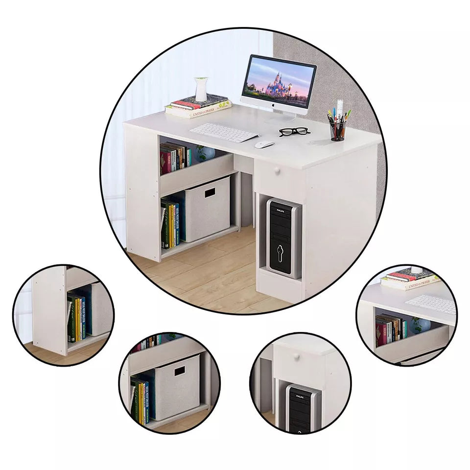 White Computer Desk