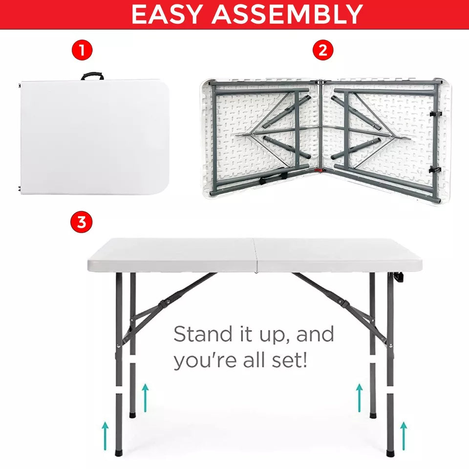 4FT HEAVY DUTY FOLDING TABLE