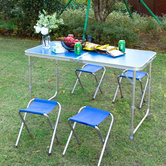 FOLDING CAMPING TABLE AND CHAIRS SET