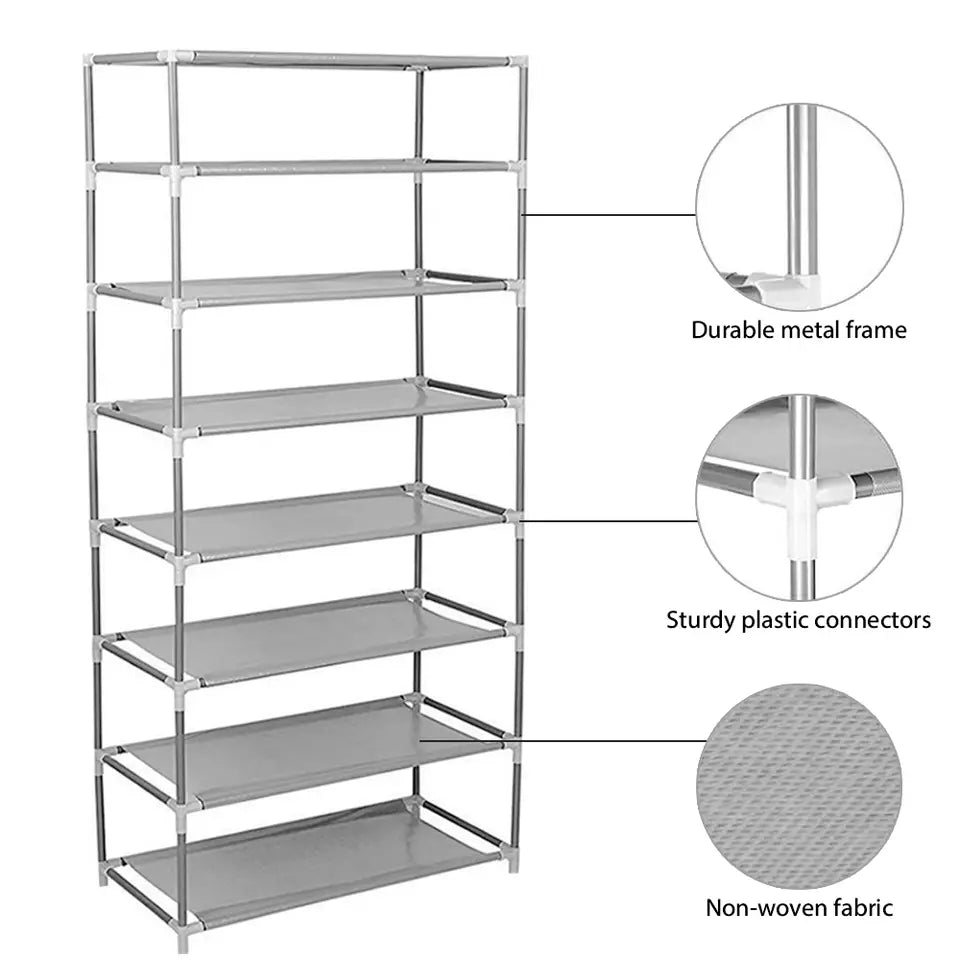 10 TIER SHOE RACK