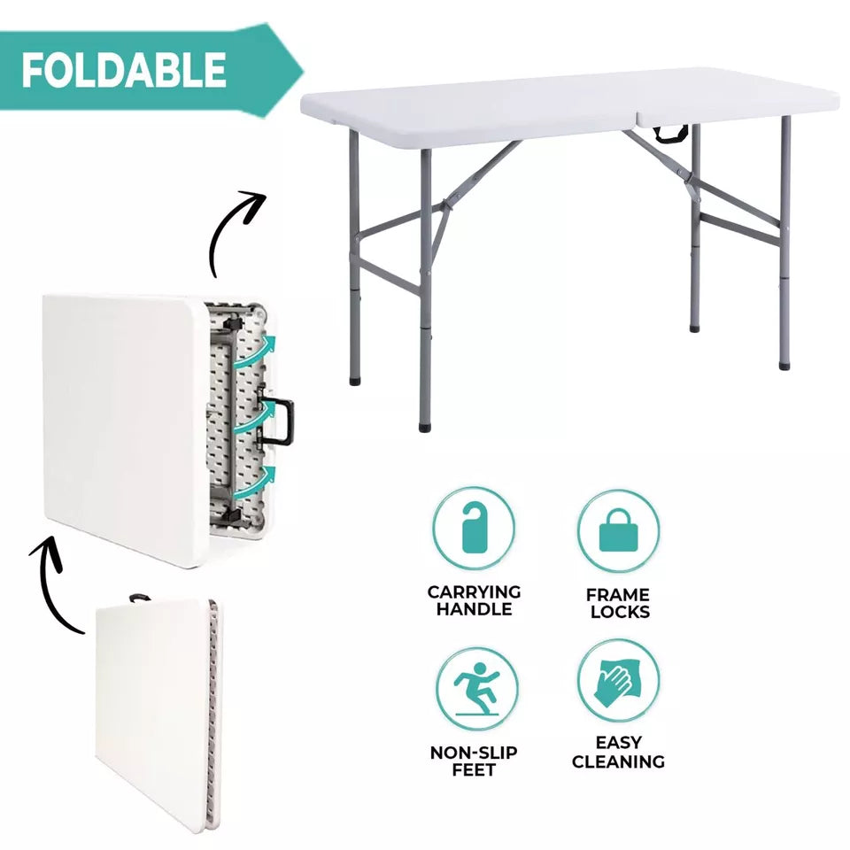 4FT HEAVY DUTY FOLDING TABLE