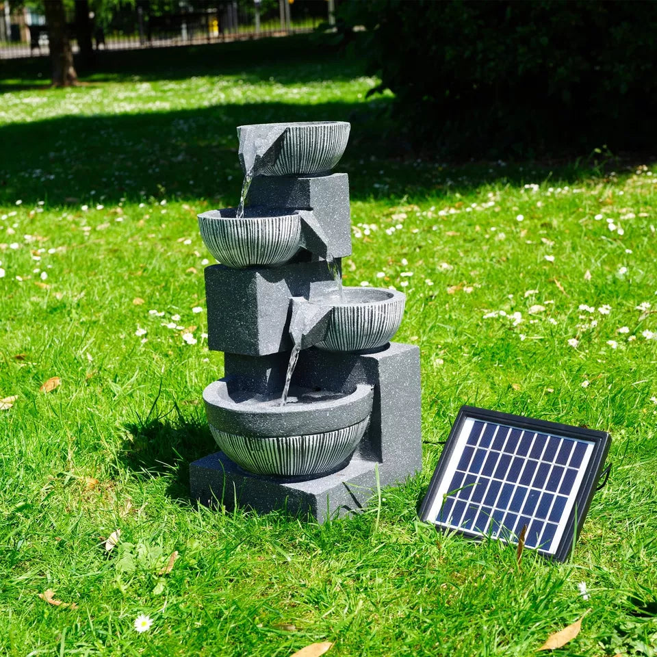 4 Tier Solar Water Fountain