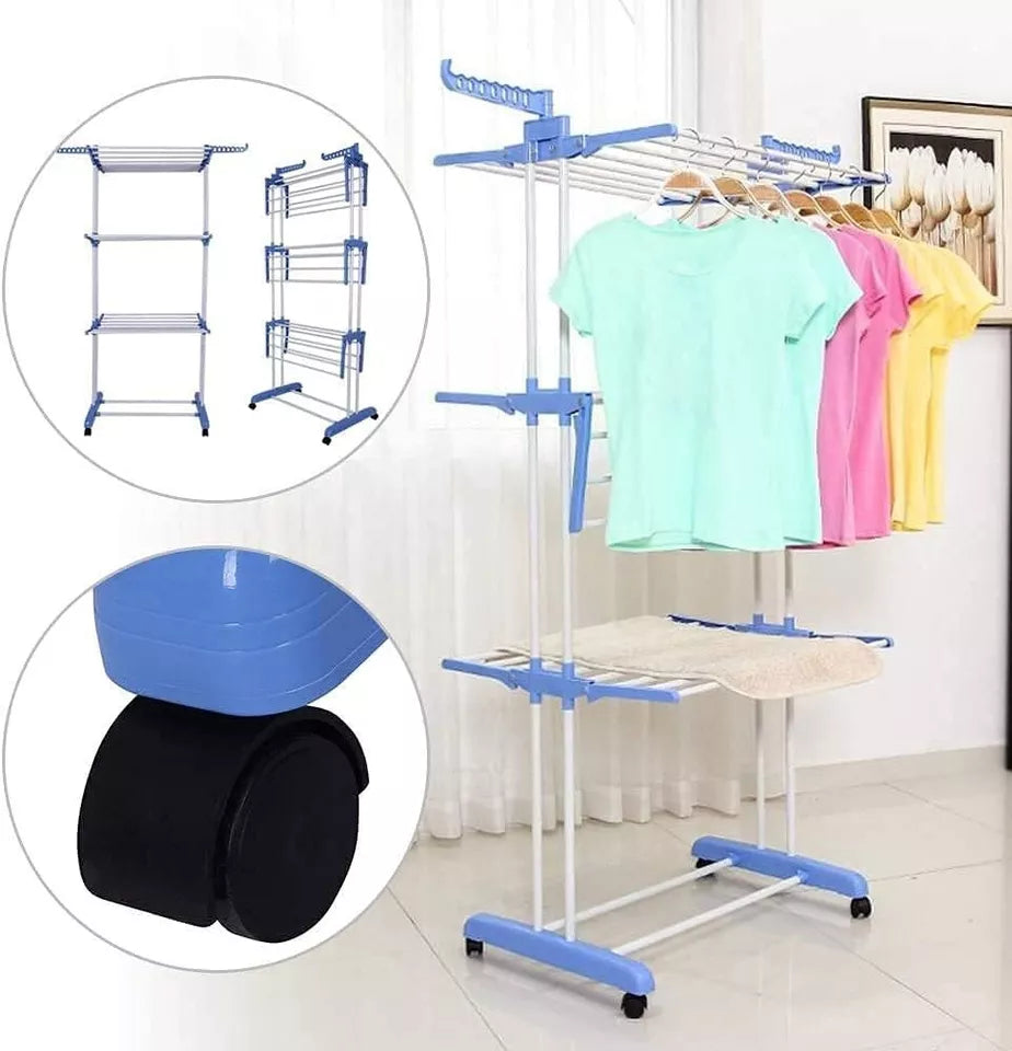 4 Tier Clothes Airer Dryer Rack