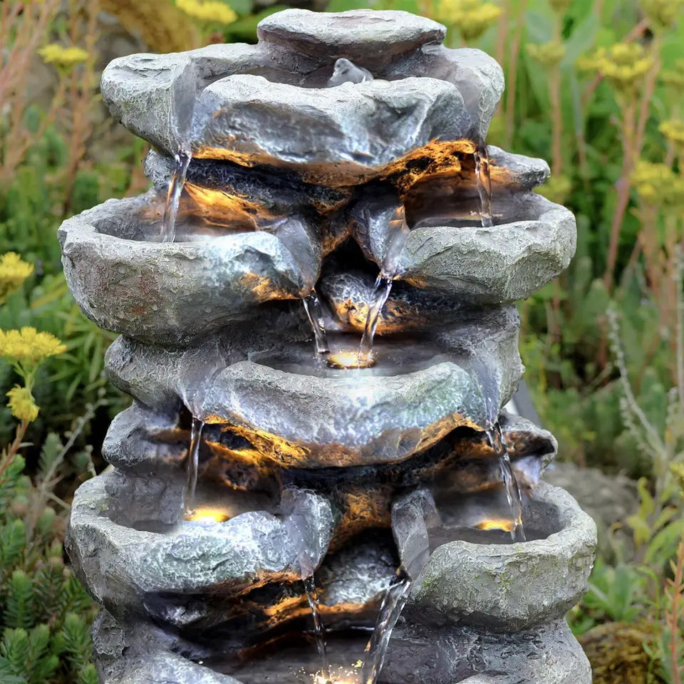 Rock Solar Water Fountain