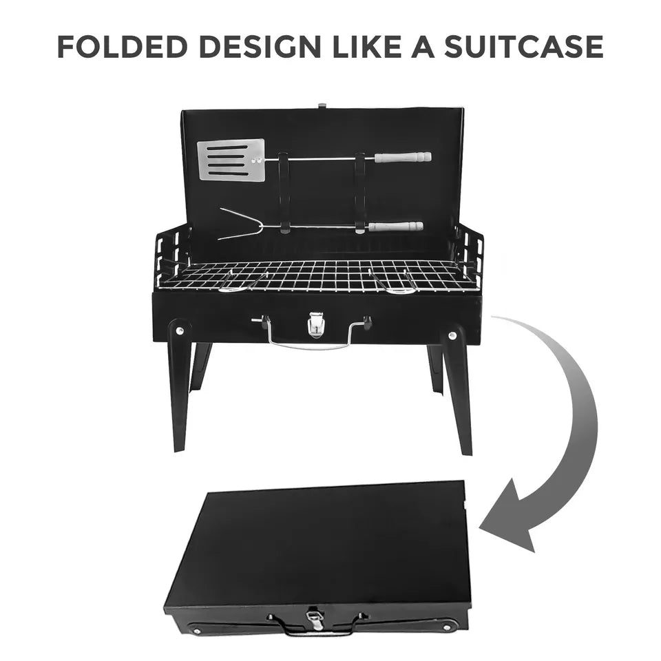 Portable Folding Charcoal Grill